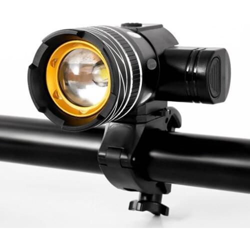 Bicycle Mountain Bike Light Cycling Front Light 3 Mode Free to Zoom USB Fast Charging Night Riding Flashlight Bicycle Accessory