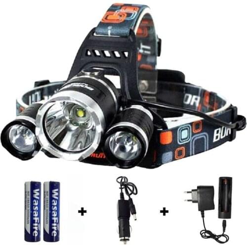 11000LM High Power LED Headlight Head Lantern Headlamp 18650 Flashlight Forehead Camping Light Waterproof Lamp XML-T6 Led Torch