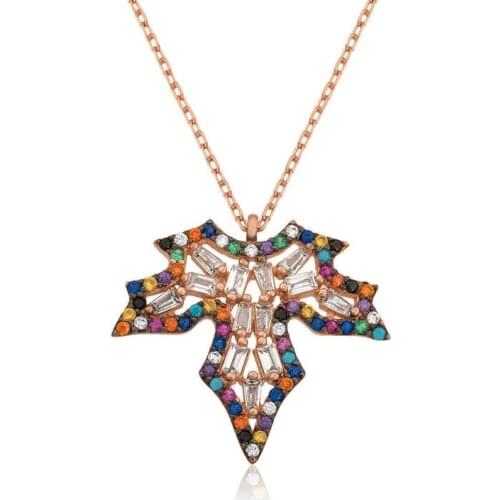 Tevuli 925 Sterling Silver Leaf Necklace