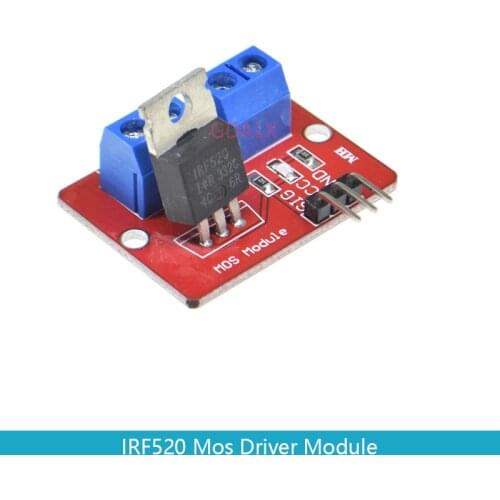 0-24V Top Mosfet Button IRF520 MOS Driver Module For Arduino MCU ARM Raspberry pi