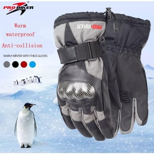 Waterproof drop resistance motorcycle racing gloves warm winter cycling motorcycle gloves Moto Luvas Guantes