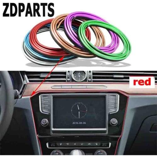 ZDPARTS 5M Automobiles Car Styling Interior Decoration Strip For Toyota Corolla Avensis Rav4 c-hr Volkswagen VW Passat B6 B5
