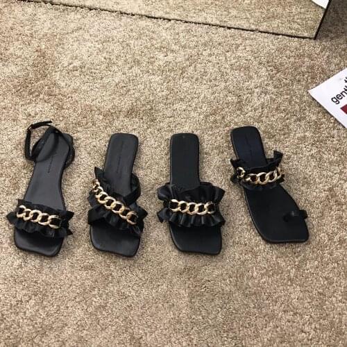 Rome Sandals Women 2021 Summer Beach Casual Shoes Gladiator Flat Sandals Outdoor Lady Slides Female Footwear