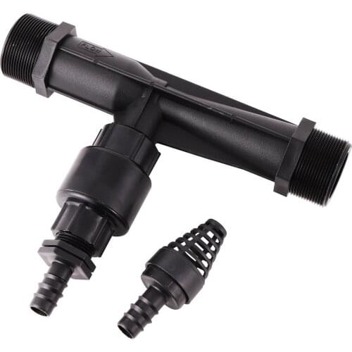 2" Venturi Fertilizer Injector Agriculture Garden Irrigation Device Watering Equipment Fertigation Equipment Patio Lawn 2 Pcs