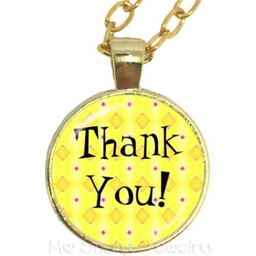 2018 New Merci Maitresse Glass Cabochon Pendant Necklace Fashion Sweater chain Women Men Jewelry Teachers Gift