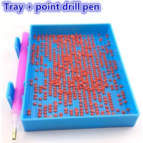 Diamond Painting Accessory Tools Dual Use Supplies Diamond Embroidery Large Tray Plastic Rhinestone Capacity Plate