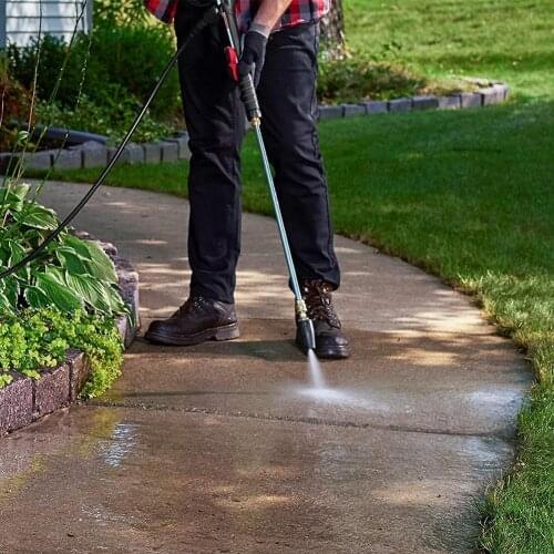 Automotive Nozzle High Pressure 3600psi Rotating Connector Nozzle Blaster Dirt Color Black Y0H8