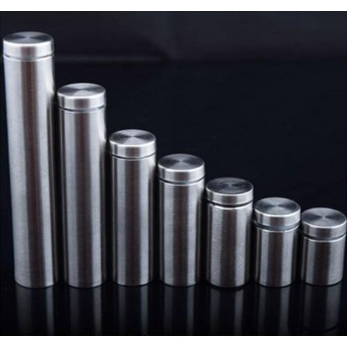 DHL Free Shipping Hollow Stainless Steel Standoff Fixing 16*40mm Advertisement Screws 100Pcs/lot