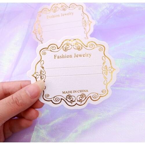 200pcs/lot 9*7cm Trendy Jewelry Hair Accessories Paper Cards Hair Clip Packing Holder Tags Card Wholesale Customized