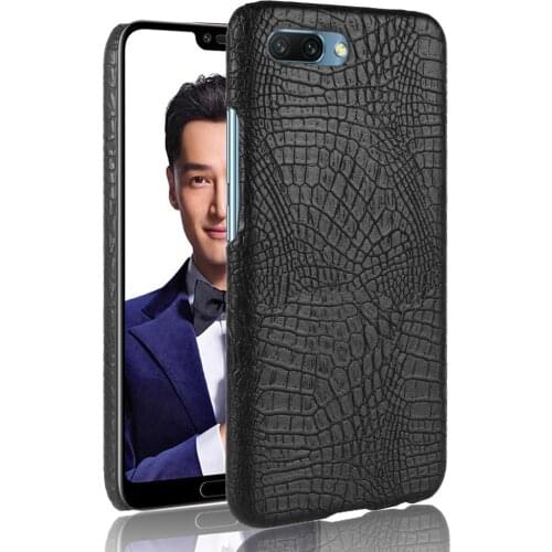 For Huawei Honor 10 Case 5.84 inch For Huawei Honor 10 Luxury PU Leather Hard Plastic Back Cover Phone Case COL-AL00 COL-AL10