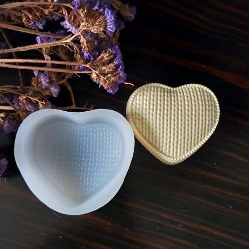 Fondant Mould Love Heart Silicone Mold Soap Molds Gypsum Chocolate Candle Clay Resin QT0208 PRZY Silicone Sweater Pattern Knit M