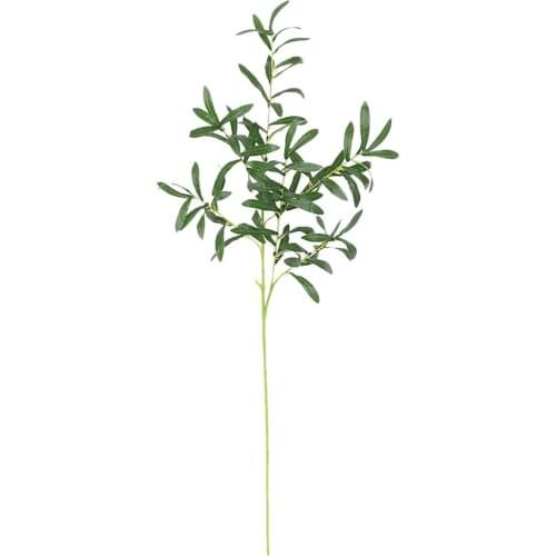 Fake Flower Olive Branch 95cm Wedding Green 37ft Tall Decoration Plastic Simulation 1pcs Plant Leaf