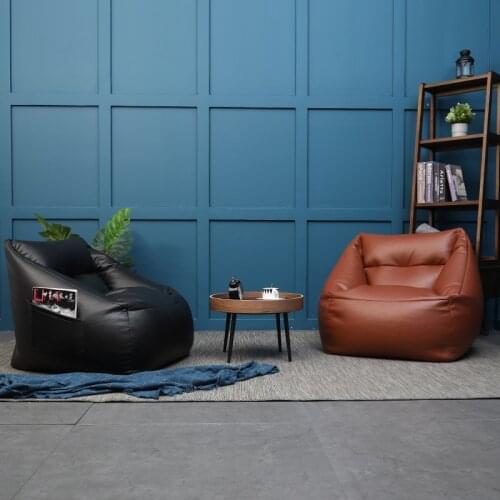 Bean bag sofa chair with filler relax sofa with ottoman microfiber artificial leather bean bag pouf puff couch Lazy Tatami