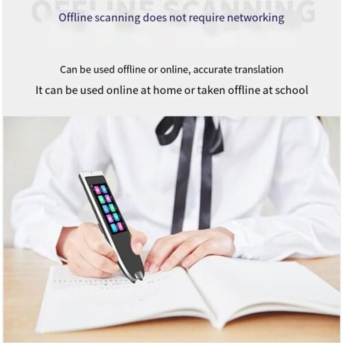 Mini Support Offline WIFI Chinese / English Scan Translation Pen Exam Reader Voice Language Translator Device with Touchscreen