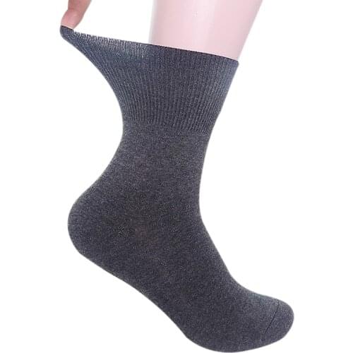 Diabetic Socks for Diabetics Hypertensive Patients Prevent Varicose Veins Loose Mouth Sock Bamboo Cotton Material Unisex 0045