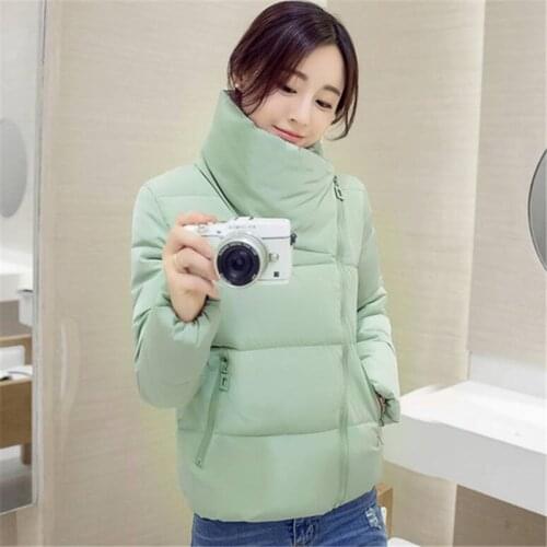 Autumn and winter fashion new style Korean short coat womens cotton coat thickened thinner ladies cotton jacket
