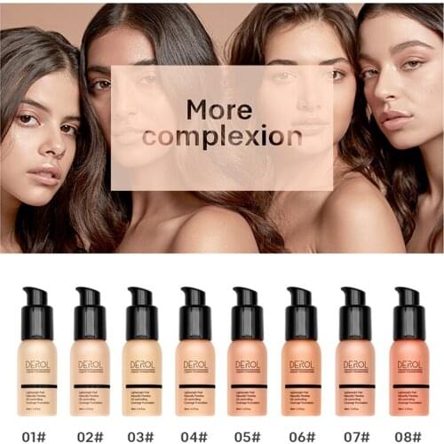 8 Color Face Foundation Cream Professional Waterproof Long-lasting Sunscreen Moisturizing Whitening BB Cream Concealer SK88