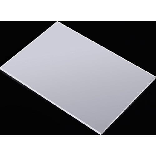 Clear PC Acrylic Perspex Sheet Sawn Cut Panels Transparent Acrylic Board Durable Strong Shatter Resistant 2/3/4mm Thickness