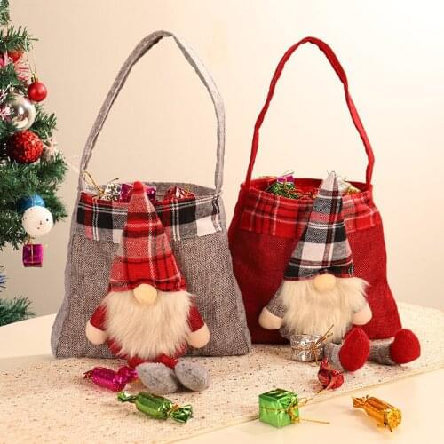 Christmas Santa Claus handbag Christmas decorations Christmas candy bags handbag merry christmas santa claus gift bags