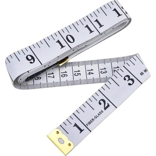 Sewing Tape Measuring Tape Environmental Protection Pcv Plastic Tape Feet/Inch Tape Measure Clear Scale