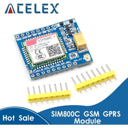 SIM800C GSM GPRS Module 5V/3.3V TTL Development Board IPEX With Bluetooth And TTS For Arduino STM32 C51 for Arduino