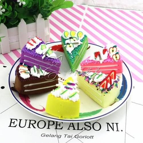 Squishy Cake Slow Rising Kawaii Cake Decompression Squish Toys Kids Fun Gift Squeeze Toys
