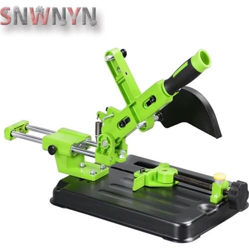 Universal Angle Grinder Stand Bracket Holder DIY Woodworking Tool Cutting Stand Support Machine Dremel Power Tools Accessories