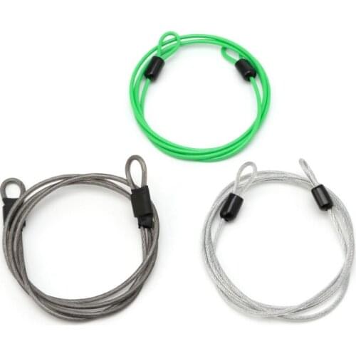100cm x 2mm Cycling Sport Security Loop Cable Lock Bikes Bicycle Scooter U-Lock