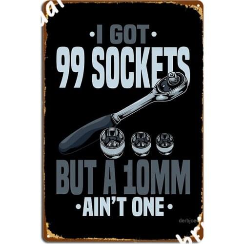 Funny Mechanic Gift For A Car Mechanic Metal Sign Mural Painting Personalized Club Pub Garage Tin Sign Posters