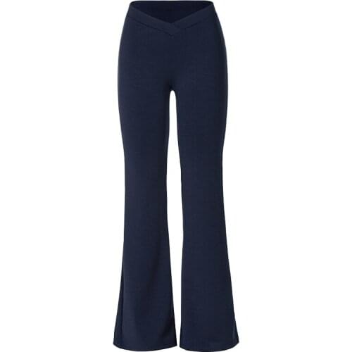 Balauren Hot sale 2021 Solid Women High Waist Flare Pants Bell Streetwear Casual Fashion 2021 Summer Trousers Clothes