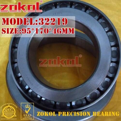 ZOKOL bearing 32219 7519E Tapered Roller Bearing 95*170*46mm