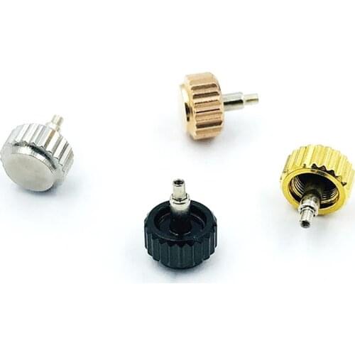 1PCS Stainless Steel Watch Crown for Miyota 8215 821A for Mingzhu DG2813 3804 Watch Movement Replacement Repair Kits