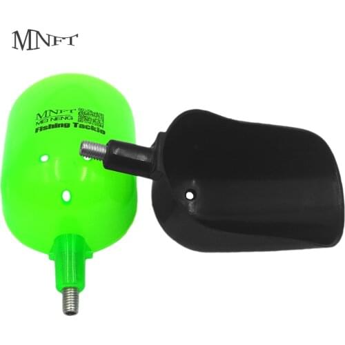 MNFT 1PC 8mm Thread Toss Throw Spoon Sturdy Plastic Bait Casting Scoop for Feeding Particles Boilies Carp Fishing Fish Bait Tool