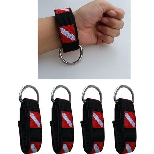 4pcs/Pack 35cm/13.8inch Scuba Diving Wrist Band Strap Webbing Belt