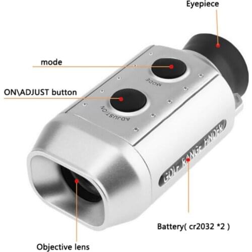 7X Digital Golf Range Finder Portable Golfscope Scope Rangefinder Golf Diastimeter Lightweight Hunting Distance Range Finder