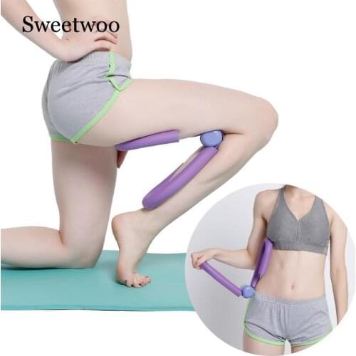 PVC Home Gym Equipment Training Apparatus Thigh Exercisers Sports Thigh Master Leg Muscle Arm Waist Workout Machine Fitness Gym
