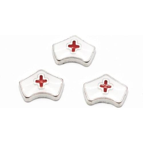Sell Hot 10 Pieces Medical Journal Floating Amulet Jewelry Enamel Heart Memory Dog Cat Amulet DIY Living Glass Pendant