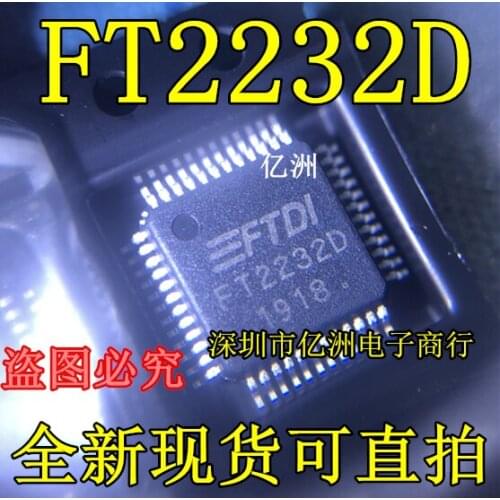 100% New&original FT2232D FT2232 QFP-48 USB In stock