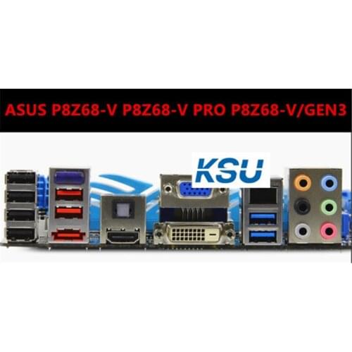 New I/O shield back plate bracket of motherboard for ASUS P8Z68-V P8Z68-V PRO P8Z68-V/GEN3 Baffle Back plane Backplane