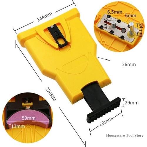 Portable Sharpen Chainsaw Teeth Sharpener Chain Saw Bar-Mount Fast Grinding Sharpening Chainsaw Chain Woodworking Tools Durable