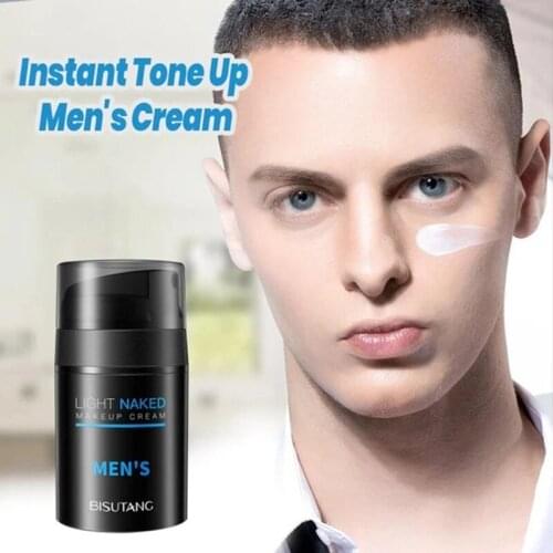 Profession Instant Tone Up Men’s Cream Men Brighten Base Makeup BB Cream Wheat Natural Color BB Foundation Cream