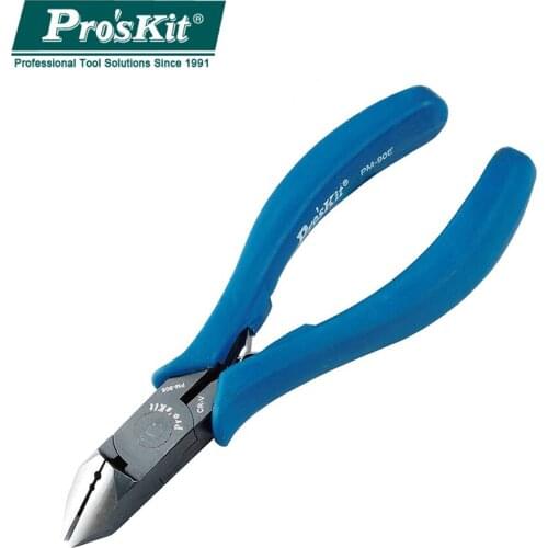 ProsKit PM-908 6" Side Cutting Diagonal Cutting Pliers Stripping Line Cut Wire Steel Tools For Soft Cable 1.4mm Copper Wire