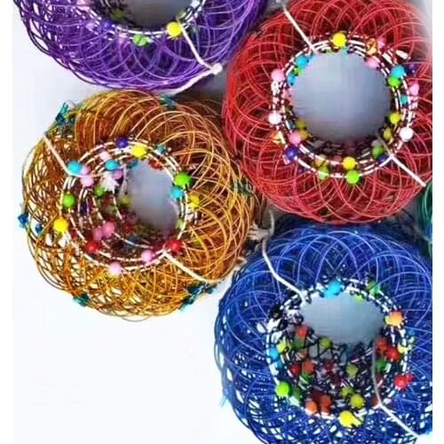 Transforming Handmade Wire Creative Finger Toys Variety Flower Basket Thirty-Six Softened Steel Ring Fidget Puzzle Toy