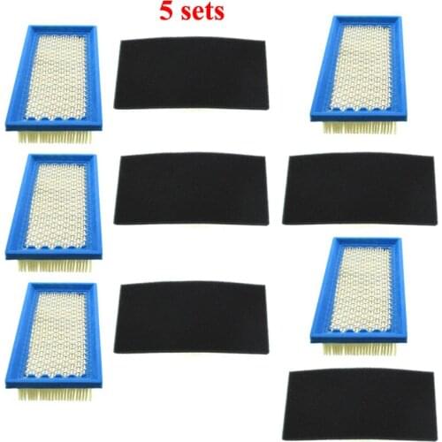 XLSION 5 Sets Air Filter For HONDA 17218-883-W21 G150 G200 GX200 Briggs & Stratton 93400
