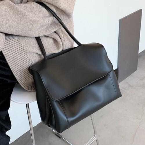 High Capacity PU Leather Handbag Bags for Women 2020 winter Large Shoulder Handbags Womens Crossbody Purses