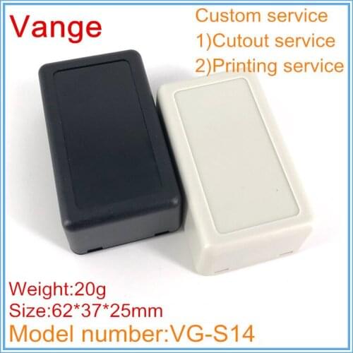 1pcs/lot injected mould shell extrusion 62*37*25mm ABS plastic buckle enclosure housing diy for small module equipment