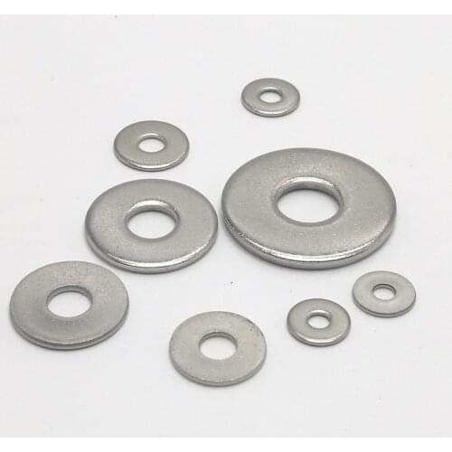 10/20/50Pcs M3 M4 M5 M6 M8 M10 M12 DIN9021 GB96 A2-70 Stainless Steel 304 Large Size Flat Washer