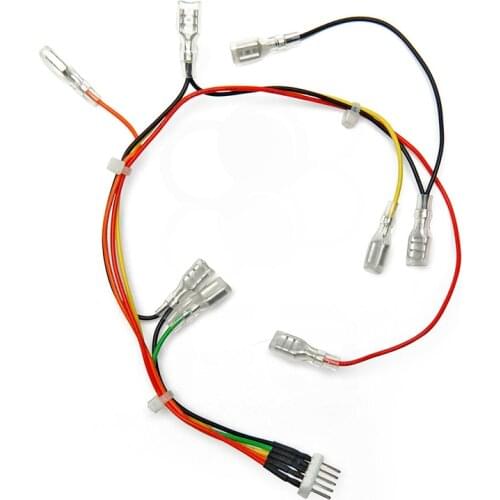 Arcade 4.8mm (.187") Microswitch Terminals 2 Pin 8-Pin to 5-pin Conversion Harness Wires for Jamma MAME Bartop Cabinet Machines