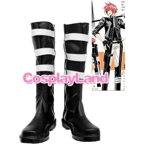 D Gray-Man Lavi Rabi Cosplay Boots Shoes Anime Party Cosplay Show Boots Custom Made for Adult Men Shoes