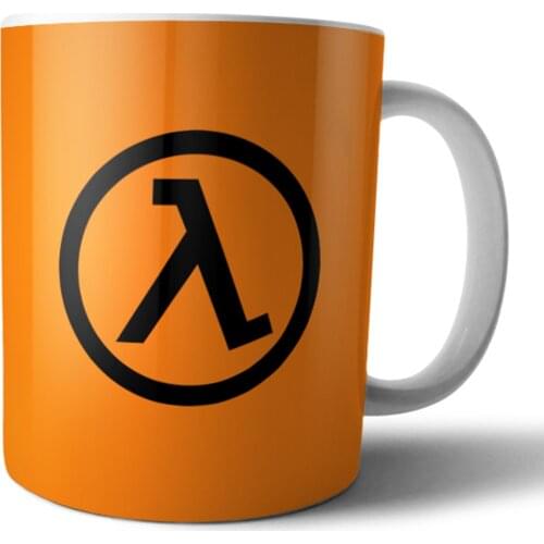 HERSEYSTORE Half Life Logos Mug Cup Cute Mugs Animated Cool Mugs Regular Size Beautiful Gift Tea Milk Coffee Cups Gift